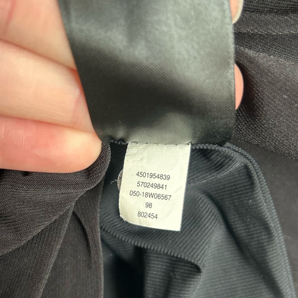 WHITE HOUSE BLACK MARKET Long Sleeve Black Twist Sheath Dress Travel Office | 6 - Picture 11 of 11